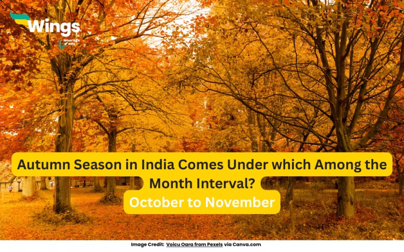 Answering to question "Autumn Season in India Comes Under which Among the Following Month Interval" with "October and November"