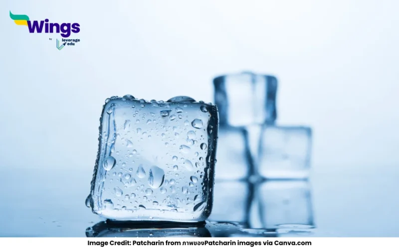 Why is ice at 273K more effective in cooling than water at the same temperature