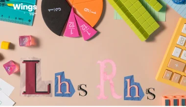 What will be the LHS and RHS of the following equation 4z + 1 = 8