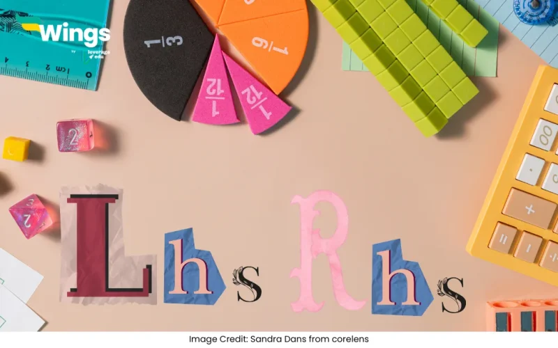 What will be the LHS and RHS of the following equation 4z + 1 = 8