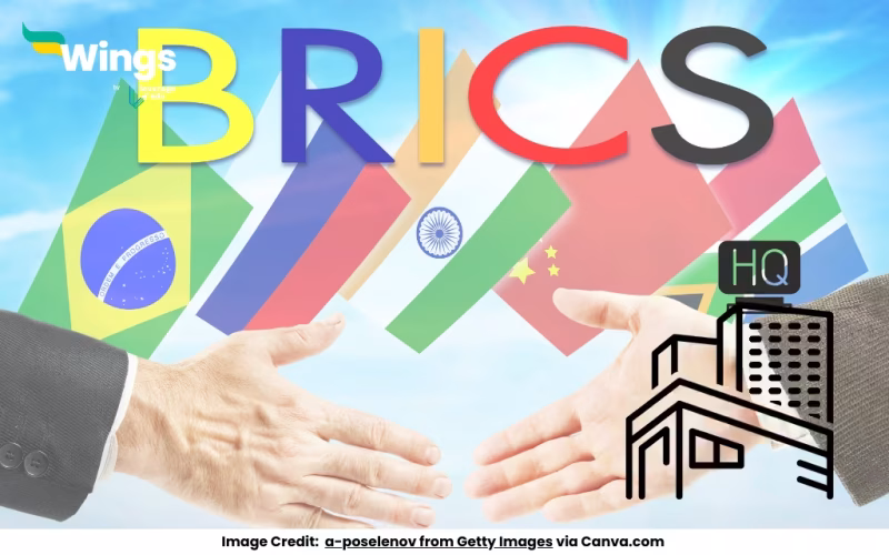 Where is the Headquarters of the BRICS Organisation Located