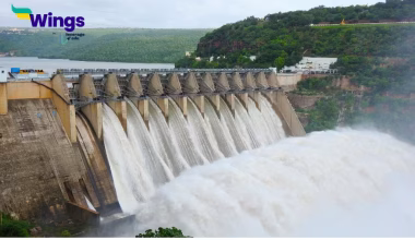 In Which State is the Krishna Sagar Dam Located