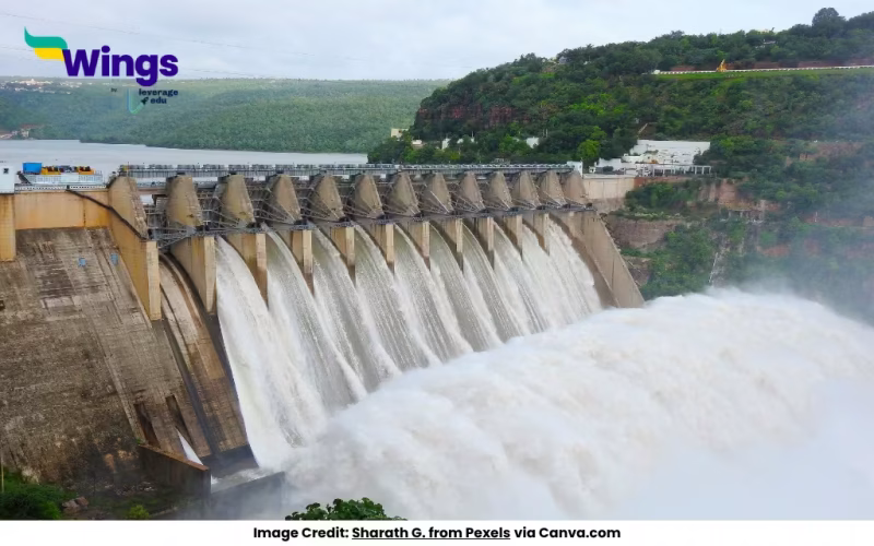 In Which State is the Krishna Sagar Dam Located