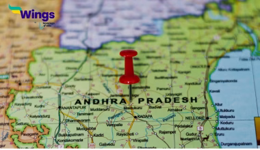 Andhra Pradesh in India map
