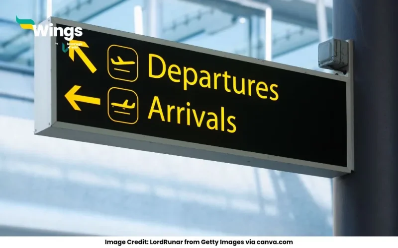 opposite of the word arrival