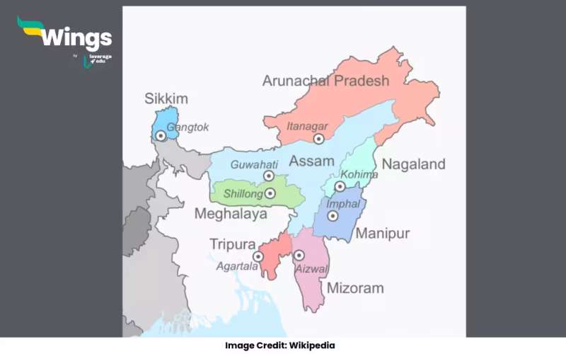 Which state is not a part of the Seven Sisters of India?