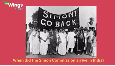 When did the Simon Commission arrive in India?