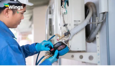 A chemical used in refrigerators and air conditioners is a source of 𝐶𝑙⁻ is