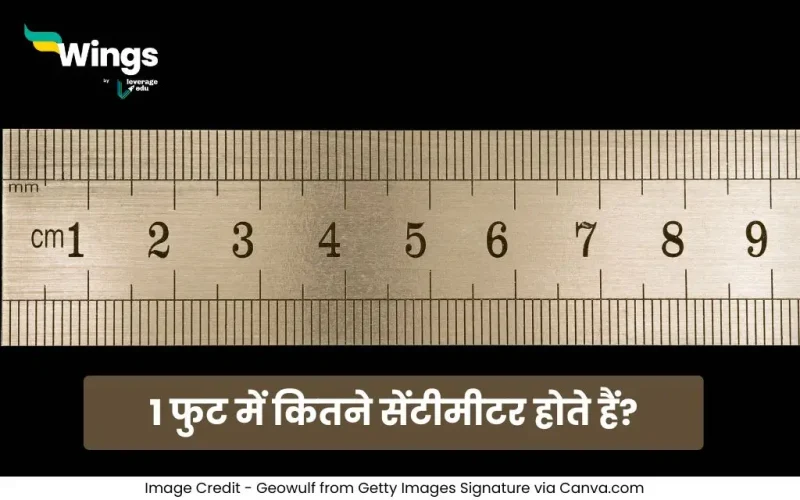 1 फुट में कितने सेंटीमीटर होते हैं