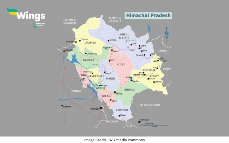 हिमाचल प्रदेश में कितने जिले हैं