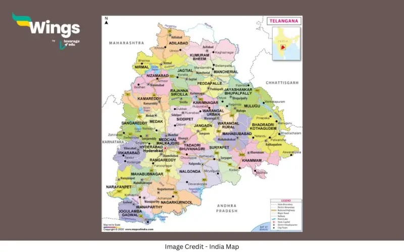 तेलंगाना में कितने जिले हैं