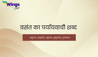 vasant ka paryayvachi shabd