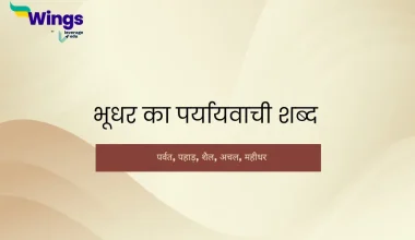 bhudhar ka paryayvachi shabd