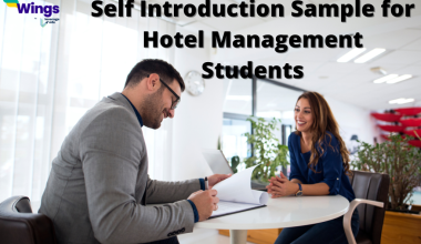 Self Introduction Sample for Hotel Management Students
