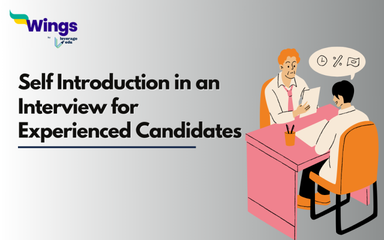 Self Introduction in An Interview for Experienced Candidates - Leverage ...