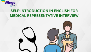 self introduction in english for medical representative interview
