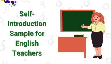 Self-Introduction Sample for English Teachers