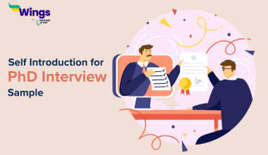 Self Introduction for PhD Interview Sample