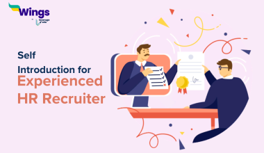 Self Introduction For Experienced HR Recruiter