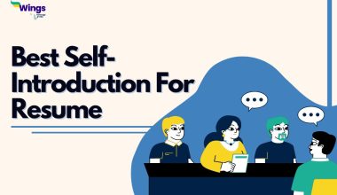 Best Self introduction for resume