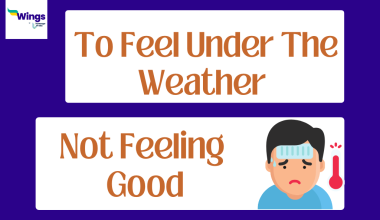 To feel under the weather
