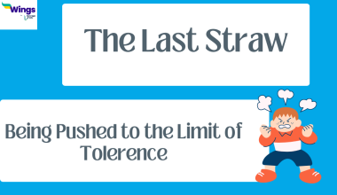 The last straw