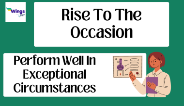 Rise to the occasion