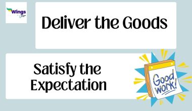 deliver the goods