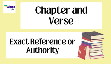 Chapter and Verse Meaning