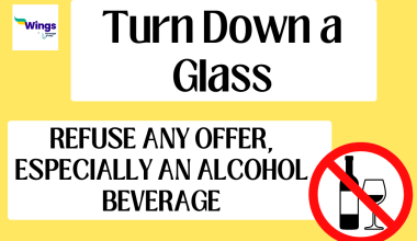 Turn down a glass