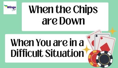 when the chips are down
