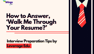 How to answer walk me through your resume