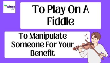 to play on a fiddle idiom meaning