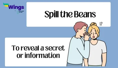Spill the beans idiom meaning
