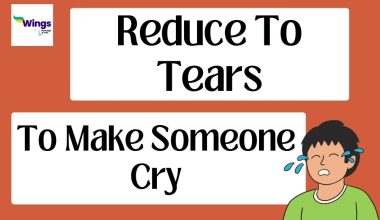 reduce to tears idiom