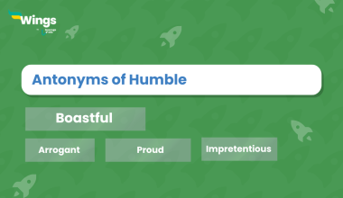 Antonyms of humble