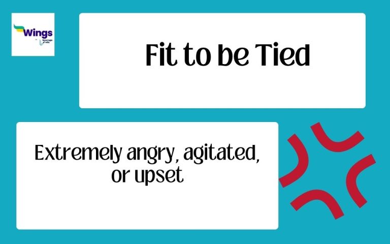Fit to be Tied Idiom Meaning, Examples, Synonyms - Leverage Edu Explore