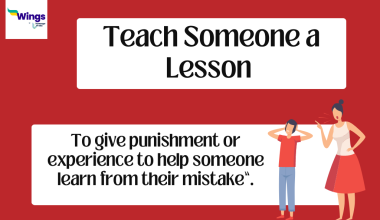 Teach Someone a Lesson Idiom Meaning
