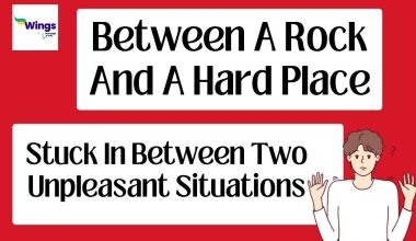 between a rock and a hard place