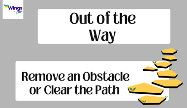 Out of the Way Meaning