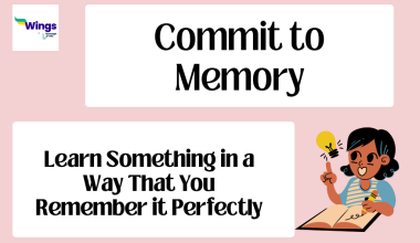 Commit to Memory Meaning