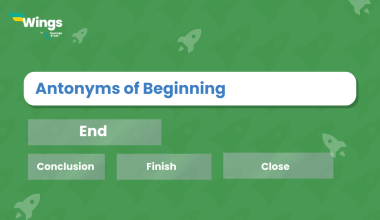 Antonyms of Beginning