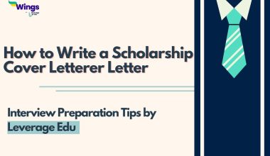Scholarship Cover Letter
