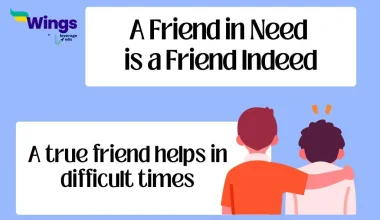A Friend in Need is a Friend Indeed idiom meaning