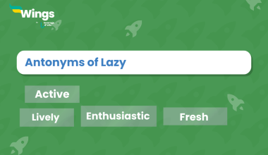 Antonyms of Lazy
