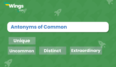 Antonyms of Common
