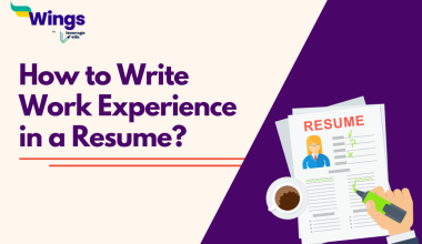 Work Exeprience in Resume