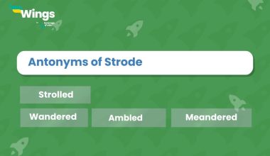 Strode-Antonyms
