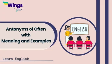 Antonyms of Often with Meaning and Examples