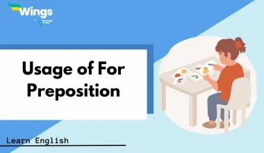 Usage of For Preposition